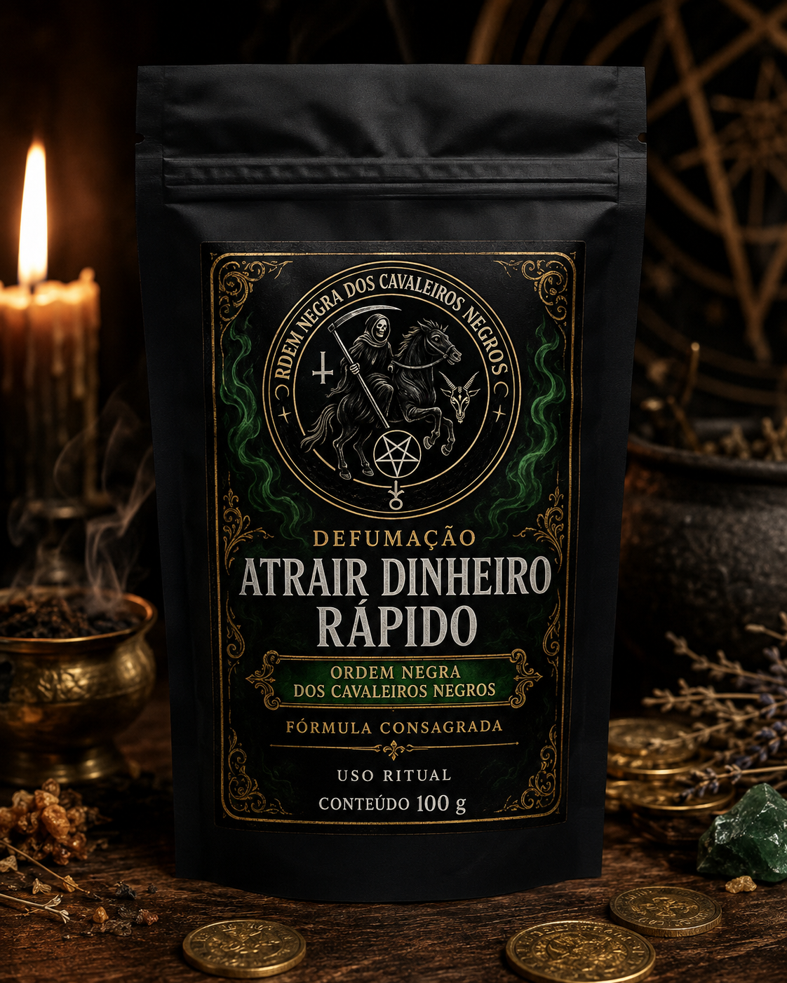 Defumador para Atrair Dinheiro Rápido